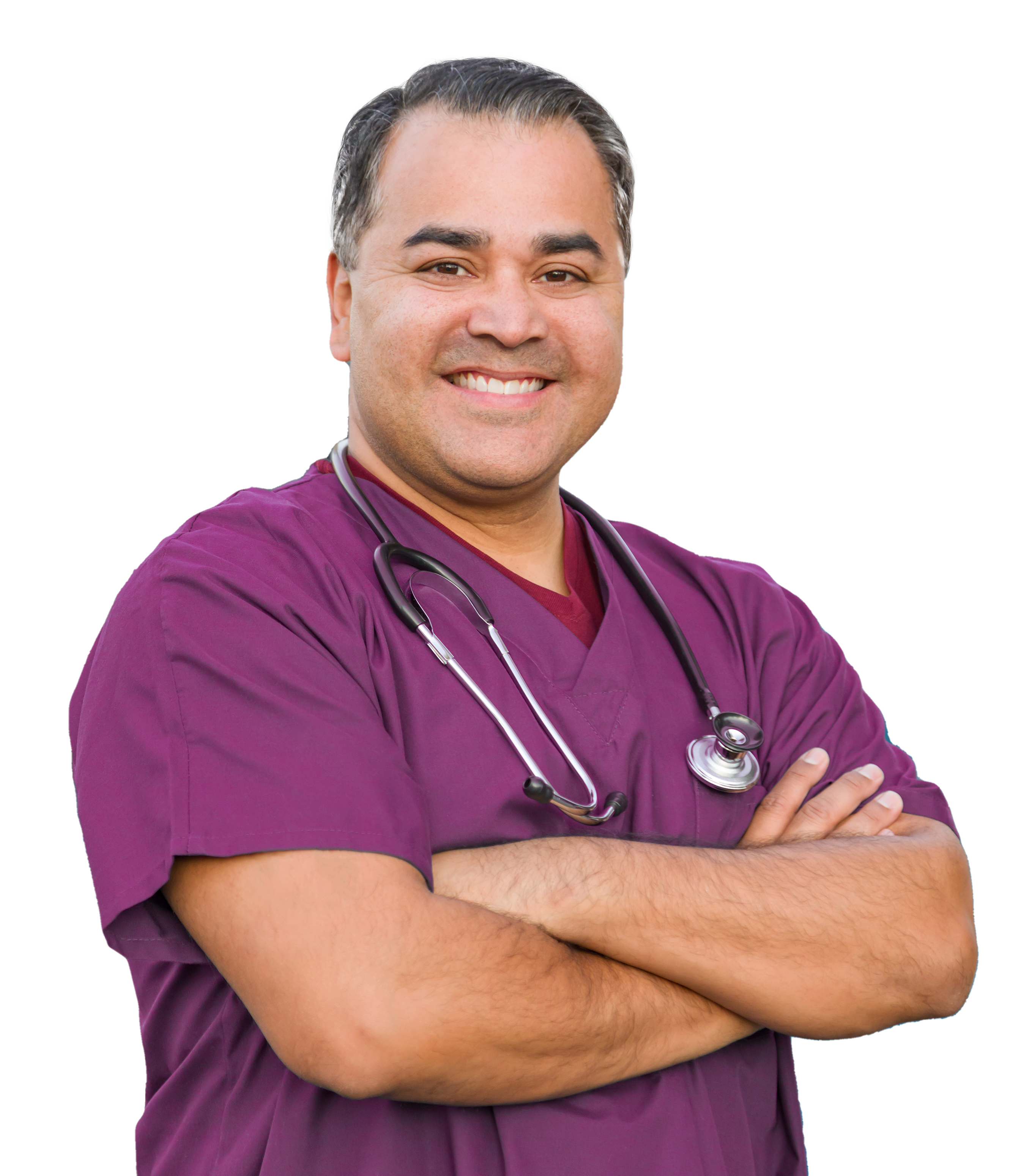 male nurse standing