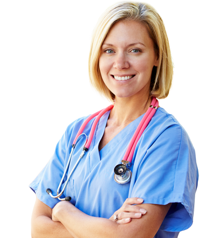 blonde nurse