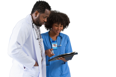 Nurses working together